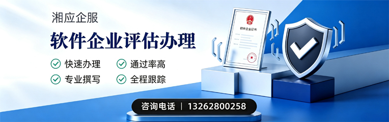 娄底软件企业评估申报服务