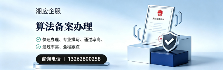 娄底算法备案申报服务