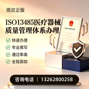 娄底ISO13485医疗器械质量管理体系认证服务
