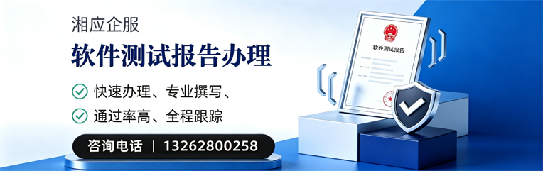 娄底软件检测报告申请服务