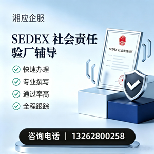 娄底SEDEX社会责任验厂申请服务