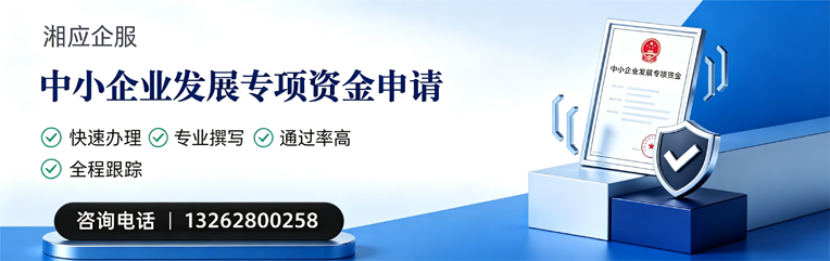 娄底中小企业发展专项资金申报服务