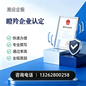 娄底瞪羚企业认定申报服务
