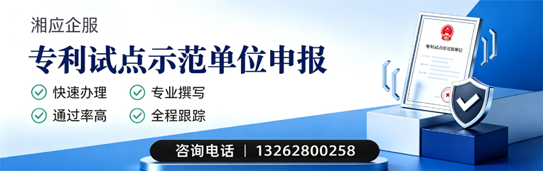 娄底专利试点示范单位申报服务