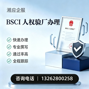 娄底BSCI人权验厂申请服务